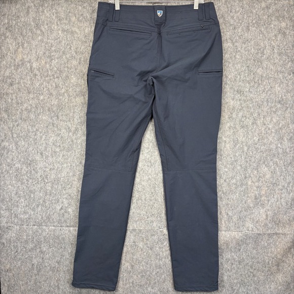 Kuhl Resistor Pants Men's 34x34 Blue Pockets Chino Hiking Outdoors Stretch 5226 - Picture 7 of 13